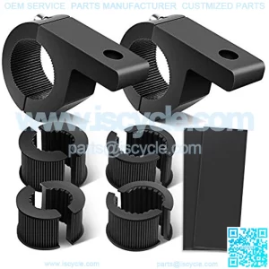 90027B 2PCS LED Light Bar Horizontal Bar Clamp Mounting Kit Fit on 0.75" 1" 1.25" Bull Bars Roof Racks Roll Cages for ATV UTV and Trucks, 2 Years Warranty