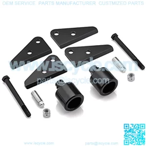 Fits Polaris 2" Front + Rear Lift Kit For 2005-2008 Ranger 500 + 700 ATV Suspension Lift (Black) T6 Billet