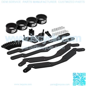 Fits Polaris 3" Lift Kit + Sway Bar Quick Disconnect + Spring Spacers RZR 800 Side-By-Side ATV Suspension Lift (Black) High Carbon Steel