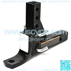 70067 8-Position Adjustable Ball Mount - 5000 lbs. GTW Capacity, Black