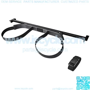 Universal Golf Bag Attachment Golf Bag Holder Bracket Rack for Golf Cart Rear Seat Black