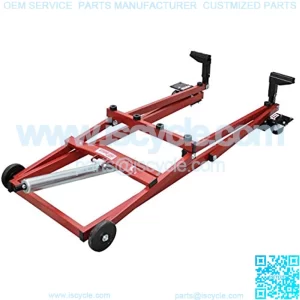 5800.1066 PRO Snowmobile Lift with Wheel Kit - 1000 lbs. Capacity , Red
