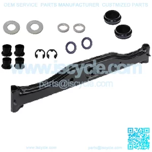 Craftsman 532418168 Front Axle Kit,(1) 532418168 axle,(4) 532003366 bearings (2) 532121748 washers,(2) 812000029 ring clips,(2) 819272016 washers,(2) 532006266 thrust washers,(2) 532121232 caps