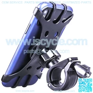 Bike Phone Holder, Bicycle Phone Holder Anti Shake Motorcycle Handlebar Mount with 360 ?? Rotation Adjustable Bike Phone Mount for iPhone X/6/7/8 Plus, Samsung Galaxy S9/S8 Plus, 4"-6.5" Phones, GPS