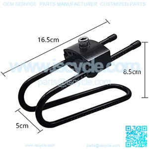 Bicycle Seat Shock Absorber Bike Rear Shocks Suspension Bike Seatpost Spring Bike Saddle Suspension Device with Clear Scale for Mountain Road Leisure Bike Bicycle Support Max Load: 330 Pound