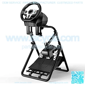PXN-A9 Racing Steering Wheel Stand for Logitech G25 G27 G29 G920 G923 GT500 T300RS/ PXN V9 V900 Folding Bracket Collapsible Tilt-Adjustable Racing Stand (Wheel&Pedals Not Included)