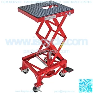 Extreme Max 5001.5083 Hydraulic Motorcycle Lift Table ?C 300 lb. , Red