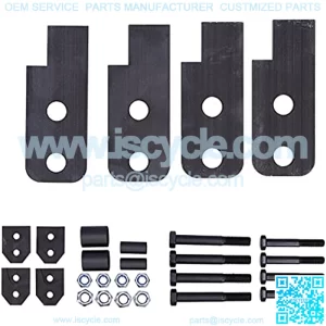 for Yamaha Rhino 450/660/700 ATV 2in Full Lift Kit Front Rear Lifting Carbon Steel Spacers automotive-suspension-lift-kits Full Lift Kit 2in Lift Kit Front Leveling Rear Leveling Lift Leveling Kit Ful