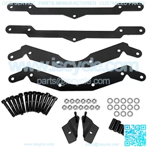 3" Lift Kit + Sway Bar Quick Disconnect Suspension Lift Compatible with 2007-2014 Polaris RZR 800 Heavy Duty Steel -Black