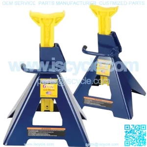 HW93506 Blue/Yellow Jack Stands, 6 Ton Capacity (Set of 2)