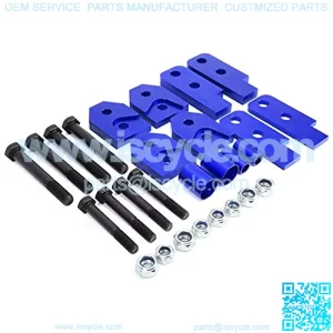 ATV Full Lift Kit 2inch Full Suspension Lift Blue Fit for Yamaha Rhino 450/660/700
