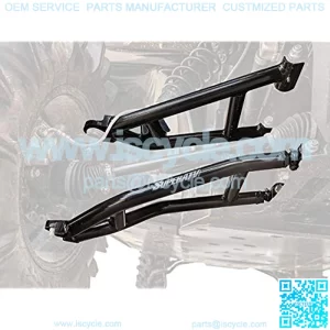 SuperATV High Clearance 1.5" Offset A Arms for Kawasaki Mule Pro (See Fitment) - Black