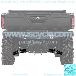 SuperATV High Clearance Lower Rear A Arms for Defender/Max (2016-2019) - Black