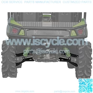 SuperATV Arched Rear A-Arms for Kawasaki Teryx/Teryx 4 (See Fitment) - Black