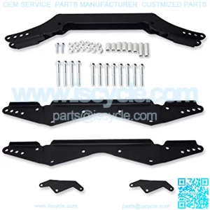 Adjustable Front and Rear Suspension 3 Inch Rise Lift Kit + Sway Bar Compatible with Polaris RZR S 800/RZR 4 800