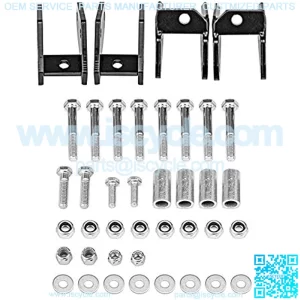 Suspension Full lift kit 2.5" to 3" Rise Front and Rear Suspension Compatible with 2013-2019 Polaris Ranger XP 900 and crew