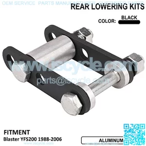 CNC Aluminum ATV Rear Lowering Kit 5" Lower Suspension For YFS200 1988-2006
