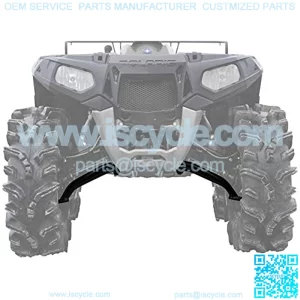 SuperATV High Clearance Lower A Arms for Polaris Scrambler 850/1000 (2013+) - Black
