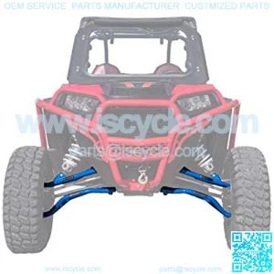 SuperATV High Clearance Upper & Lower A Arms for Polaris RZR XP Turbo/XP 4 Turbo (2016+) - Voodoo/Velocity Blue
