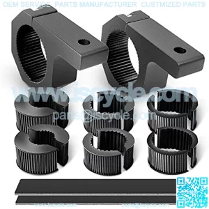 90020B 2 Pack Mounting Bracket Kit LED Off Road Light Horizontal Bar Tube Clamp Roof Roll Cage Holder