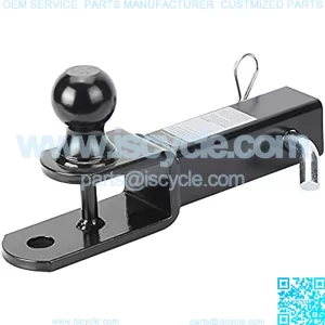 3IN1 ATV/UTV 2 Inch Receiver Hitch Ball Mount with 2 Inch Ball