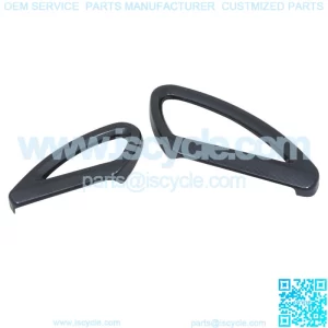 Carbon Fiber Seat Rail Cover for Club Car Precedent Golf Cart - Fits 2008 and up