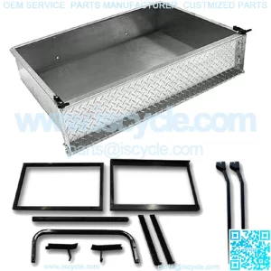 Aluminum Cargo Box Kit for Club Car Precedent (04-21) Golf Cart Models