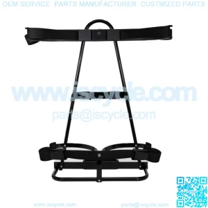 Golf Cart Rear Seat Kit Golf Club and Bag Attachment (Fits 7" Grab Bars)