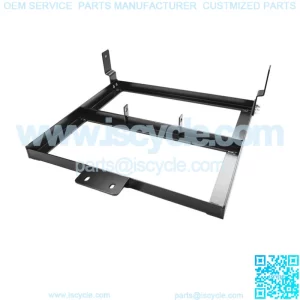 Black Aluminum Golf Cart Battery Tray for EZGO RXV (2008-Up) Electric Golf Carts