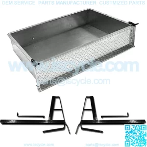 Aluminum Cargo Box Kit for Club Car DS (2000-2015) Golf Cart Models