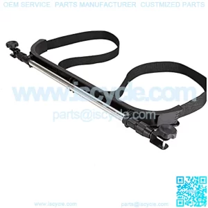 Universal Golf Cart Golf Bag Attachment Golf Bag Holder Bracket Rack for EZGOTXT RXV Club Car DS Precedent Tempo Onward/Yamaha G2-G29 Rear Seat Black,Adjustable,No-Drilling,with Sturdy Clamp
