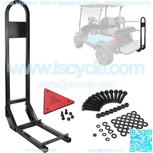 Universal Golf Cart Rear Safety Grab Bar Fits Club Car, EZGO, Yamaha