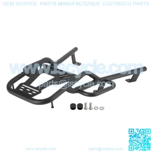 Black Rear Luggage Cargo Rack w/Grab Handle Rail For Honda ADV160 ADV 160 2023 D