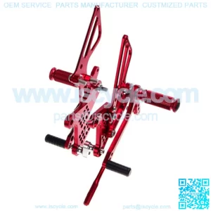 Anodized Motorcycle Racing Rearsets