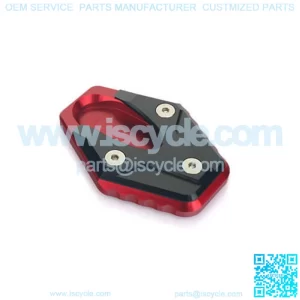 CNC Billet Anodized Aluminum Motorcycle Kickstand Pad