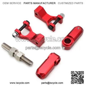 Yamaha RAPTOR chassis lowering kit #red