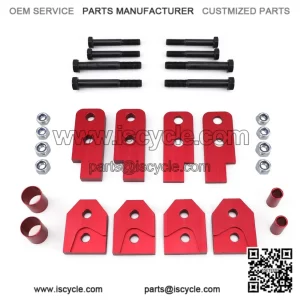 04-09 Yamaha Rhino lift kit #red