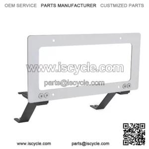Tesla license plate frame model Y #silver