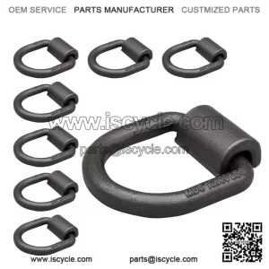Heavy Duty Welded Forged D-Rings #8 Pack