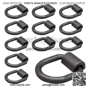 Heavy Duty Welded Forged D-Rings #12 Pack