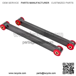 Lower control arms, boxed, non-adj, poly bushings