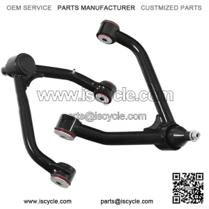 Pair (2 PCS) Front Upper Control Arm Compatible with 2014-2018 Silverado Sierra 1500 2WD 4WD 2-4" Tubular Lift Kit with PU Bushings Ball Joints UCA Greasable