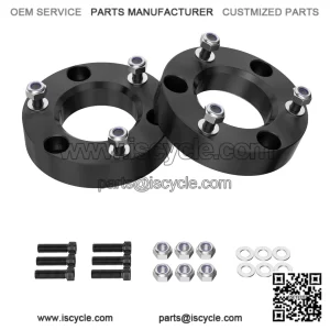 2" Front Leveling Lift Kit Compatible with 2007-2024 Silverado/Sierra 1500, Leveling Lift Kit for 2007-2024 Silverado/Sierra 1500 Forged Front Strut Spacers Raise the Front of your Car by 2"