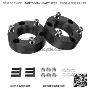 2.5" Front Leveling Lift Kit Compatible with 2007-2024 Silverado/Sierra 1500, Leveling Lift Kit for 2007-2024 Silverado/Sierra 1500 Forged Front Strut Spacers Raise the Front of your Car by 2.5"
