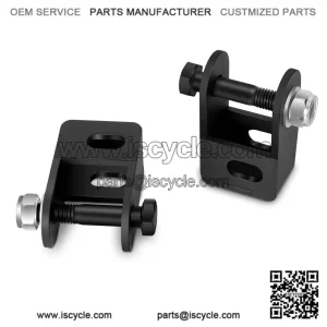 Front Shock Extenders for 8 Lug Heavy Duty Trucks, 1"-3" Shock Extension Kit for 2011-2023 Chevy Silverado 2500HD 3500HD 2011-2023 GMC Sierra 2500HD 3500HD, Shock Extension Brackets Mount