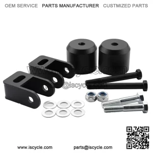 2.5" Leveling Lift Kit Replacement for 2005-2020 F250 F350 Super Duty 4WD, 2.5'' Front Struct Spacers for F250 F350 Super Duty 4WD, Solid Front Coil Spacers with Shock Extenders