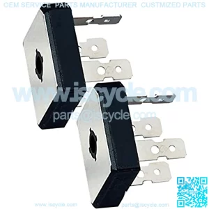(Pack of 2) GBPC2504 Bridge Rectifier, Single, 25A, 400V, GBPC