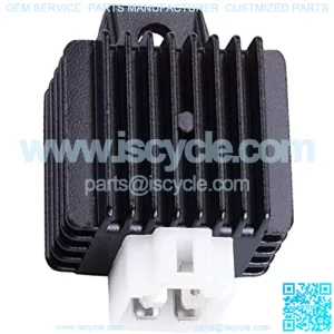 12V 4-pin Voltage Regulator Rectifier Compatible with GY6 Engine 50cc 70cc 90cc 110cc 125cc 150cc ATV Go Kart Moped Scooter Dune Buggy Quad 4 Wheelers SUNL Taotao Kazuma