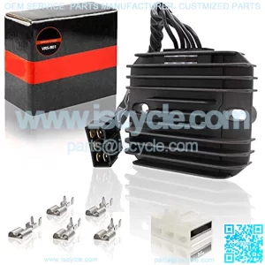 1PZ VR5-R01 Regulator Rectifier Voltage for GSXR 600 97-05 GSXR 750 96-05 GSXR 1000 01-04 GSX1300R Hayabusa 99-07 VL1500 Intrude 98-04 LT-F500F Quadrunner 98-99,$20.28