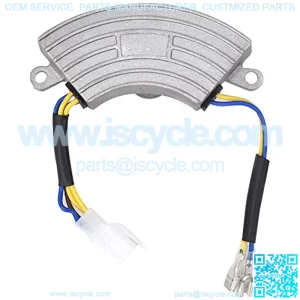 2KW AVR Automatic Voltage Regulator, Rectifier for 2-3 KW Generator Half Moon Style Black